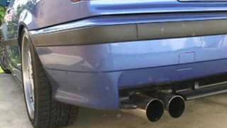 E36 M3 Eisenmann Sport Exhaust [upl. by Katheryn138]