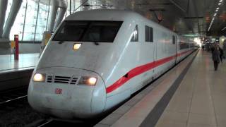 HD German ICE highspeed trains at Frankfurt Airport [upl. by Dhiren]