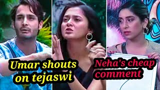 WHY UMAR SHOUTS ON TEJASWI KARAN KUNDRA EXPOSED  RAQESHS OPEN LETTER TO SHAMITA  NEHAS COMMENT [upl. by Eudocia]