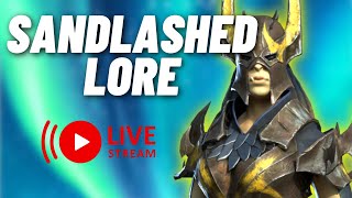 LIVE Sandlashed Survivor LORE  RAID Shadow Legends [upl. by Ueihtam]