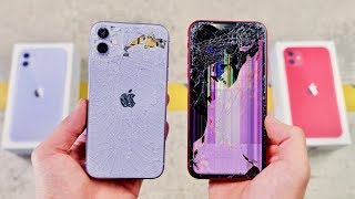 iPhone 11 vs XR DROP amp BEND Test Thinner Toughest Glass [upl. by Einberger]