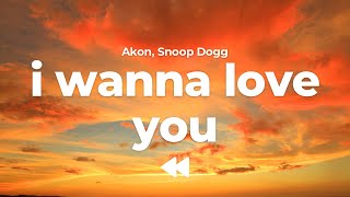 Akon Snoop Dogg  I Wanna Love You Clean  Lyrics [upl. by Leahcimsemaj]