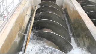 Archimedes screw pump [upl. by Ardnuahsal]