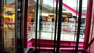 2 OTIS elevators glass center Balexert Geneva part 1 [upl. by Tireb]