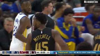 Career Game 478 Donovan Mitchell Highlights vs GSW 11082024 [upl. by Hgielrebma778]