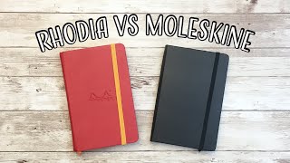 Rhodia vs Moleskine Pocket Notebook  Rhodiarama  Moleskine Art Sketchbook [upl. by Pendleton2]