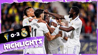 Cádiz 02 Real Madrid  HIGHLIGHTS  LaLiga 202223 [upl. by Ecirtahs431]