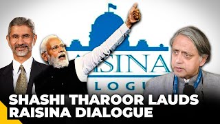 “Gives India’s diplomacy a good image…” Shashi Tharoor lauds Raisina Dialogue [upl. by Aubarta]