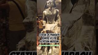 Statue of King Khafre pharaoh egyptianmuseum egypt kemet ancientegypt [upl. by Kendry]