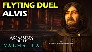 Flyting Duel Correct Answers  First Flyting Challenge Alvis  Fornburg  Assassins Creed Valhalla [upl. by Hepzi]