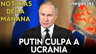 NOTICIAS DE LA MAÑANA  Putin culpa a Ucrania del atentado EEUU y Reino Unido acusan guerra Israel [upl. by Oric]