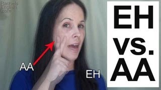 American English Pronunciation EH ɛ vs AA æ Vowels [upl. by Nimajnab]