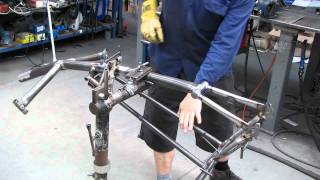 Building a recumbent tricycle frame part 2 [upl. by Adala]