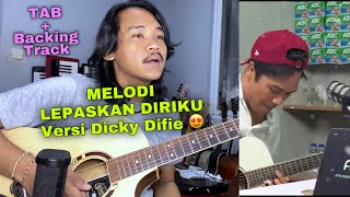 Tutorial Melodi Gitar JRocks Lepaskan Diriku Versi Dicky Difie pencerahan [upl. by Lipski]