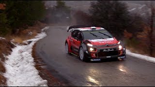 Tests Kris Meeke  Rallye Monte Carlo 2018  C3 WRC HD [upl. by Peskoff]