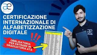 Certificazione Internazionale di Alfabetizzazione Digitale Cosè e Come si Ottiene [upl. by Kendra]