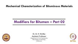 Modifiers for Bitumen – Part 02 [upl. by Avek539]