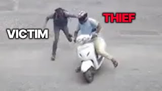 Motorcycle Thieves Who Failed Miserably [upl. by Limay]