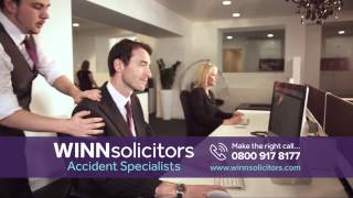 Winn Solicitors 2015 TV Advert  Compensation amp Medical Benefits [upl. by Terrilyn315]