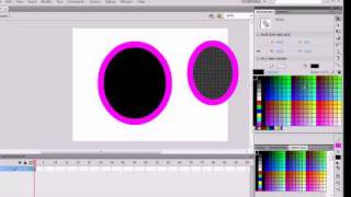 Flash Professional CS4 Basics TutorialEye Dropper Tool 13 [upl. by Armalda598]