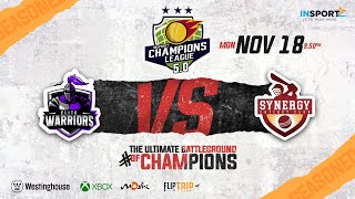 INSPORTZ CHAMPIONS LEAGUE 50  SEASON  OCTNOV 24  ELITE WARRIORS VS SYNERGY [upl. by Anitak]