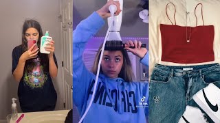 GRWM for the first day of school  tiktok compilation [upl. by Lionel]