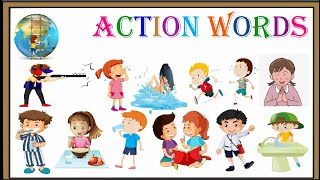 Action Words Parents must teach these quotTop 35 ACTION WORDSquot to their kidsKids Preschool Learning [upl. by Nada]