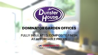 Transform Your Garden with the Dominator Composite Garden Office  Dunster House® [upl. by Otreblide]