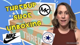 ThredUp Shoe Unboxing  Really Thredup [upl. by Luing]