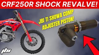 2023 Honda CRF250R Showa Shock Revalve  JBI Spec Technical Single Track [upl. by Rebane]