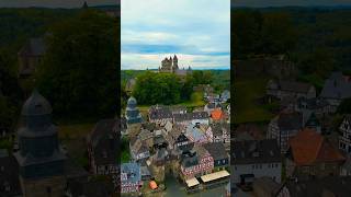 Aerial of Braunfels Castle braunfels schloß castle germany [upl. by Elyak]