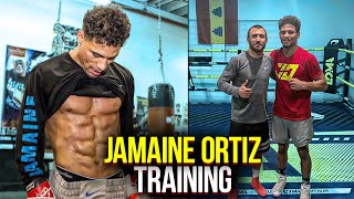 Jamaine Ortiz Training 2022  This is Lomachenkos next opponent BoxingC4TV [upl. by Abisha134]