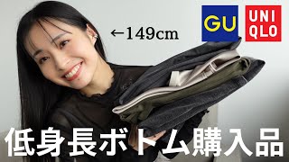 【GUUNIQLO購入品】低身長向けXSサイズを初めて買ってみた！【149cm骨格ウェーブ】 [upl. by Ahsiekat962]