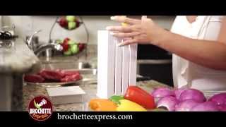 Brochette Express meat skewers or kabobs [upl. by Einiar]