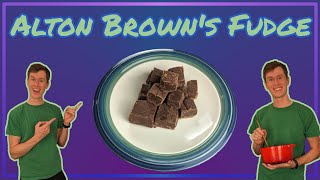 Alton Browns Fudge Recipe [upl. by Yecats171]