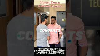 Congrats Naveen Kumar Got Placed As Software Engineer l Besant Technologies kalyan Nagar [upl. by Aracaj260]