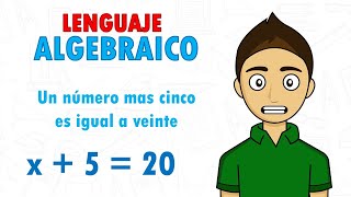 LENGUAJE ALGEBRAICO Super facil  Para principiantes PARTE 1 [upl. by Alleram]