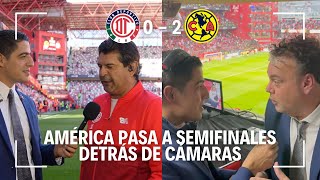 LO QUE NO VISTE del pase del AMÉRICA desde el ESTADIO  Toluca 0  2 América  Andrés Vaca [upl. by Nnairrek]