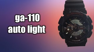 g shock ga110 auto light onampoff [upl. by Zakarias682]