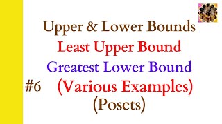 6 Upper and lower bounds Greatest lower bound Least upper boundInfimum and supremum of a subset [upl. by Aicek]