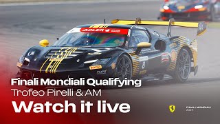 Ferrari Challenge Finali Mondiali  Imola Qualifying  Trofeo Pirelli amp Trofeo Pirelli AM [upl. by Erialb891]