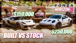 Forza Horizon 5  Built vs Stock NEW 992 GT3 RS [upl. by Kresic]