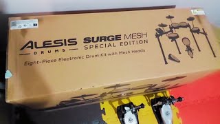 Alesis Surge Mesh Drum Kit with double pedal [upl. by Aline147]