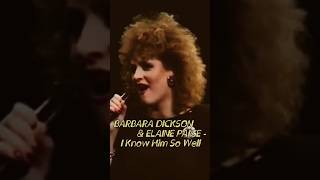 BARBARA DICKSON amp ELAINE PAIGE  I Know Him So Well 1984 shorts music 80s barbara [upl. by Placidia514]