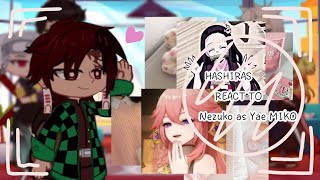 Hashiras react to Nezuko as Yae miko  kny × genshin  au◖⚆ᴥ⚆◗ [upl. by Lenor]