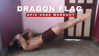 Learn DRAGON FLAG  Build Killer Abs And Core Strength  Beginners Calisthenics Tutorial [upl. by Chilcote]