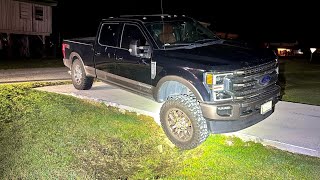 Ford F250 Gets Stuck on a Concrete Driveway [upl. by Ariamat]