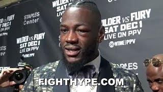 DEONTAY WILDER GIVES TYSON FURY RESPECT SPEAKS PASSIONATELY ABOUT FIGHT LIVING UP TO HYPE [upl. by Retxab]