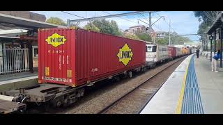 NR122 LDP003 002 going thru Meadowbank Station in February 2023 [upl. by Scopp]