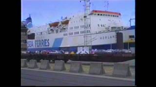 Hull 1984  Ferry to Rotterdam  North Sea Ferries quotNorlandquot [upl. by Ambrosane]